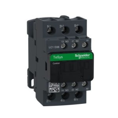 Contactor Schneider LC1D38BD 38A 1NO+1NC 18.5kW 24VDC