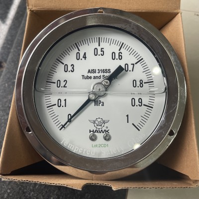 Đồng hồ đo áp suất HAWK 0-1 MPA