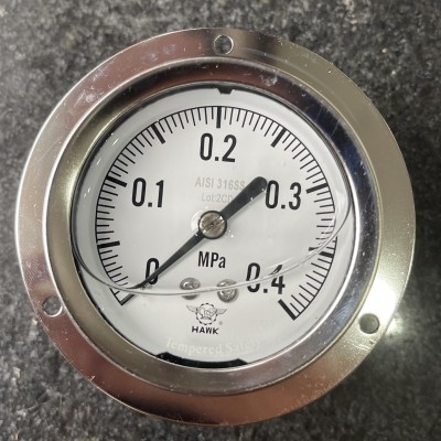 Đồng hồ đo áp suất HAWK 0-0,4MPA