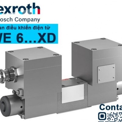 Van Điều Khiển Điện Từ Rexroth WE 6…XD Chống Cháy Nổ, Directional Spool Valves, Direct Operated, With Solenoid Actuation, Explosion Protection