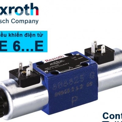 Van Điều Khiển Điện Từ Rexroth WE 6…E, Directional Spool Valves, Direct Operated, With Solenoid Actuation