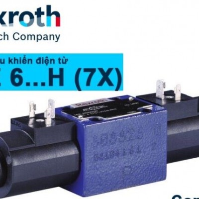 Van Điều Khiển Điện Từ Rexroth WE 6…H (7X), Directional Spool Valves, Direct Operated, With Solenoid Actuation